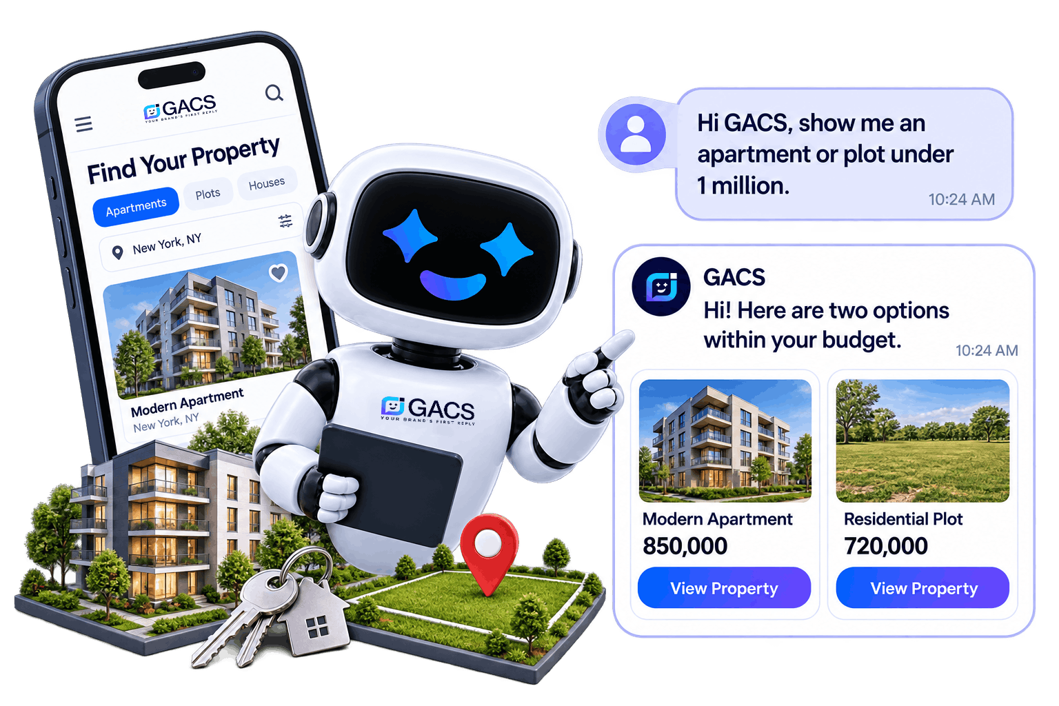 AI chatbot for real estate agents