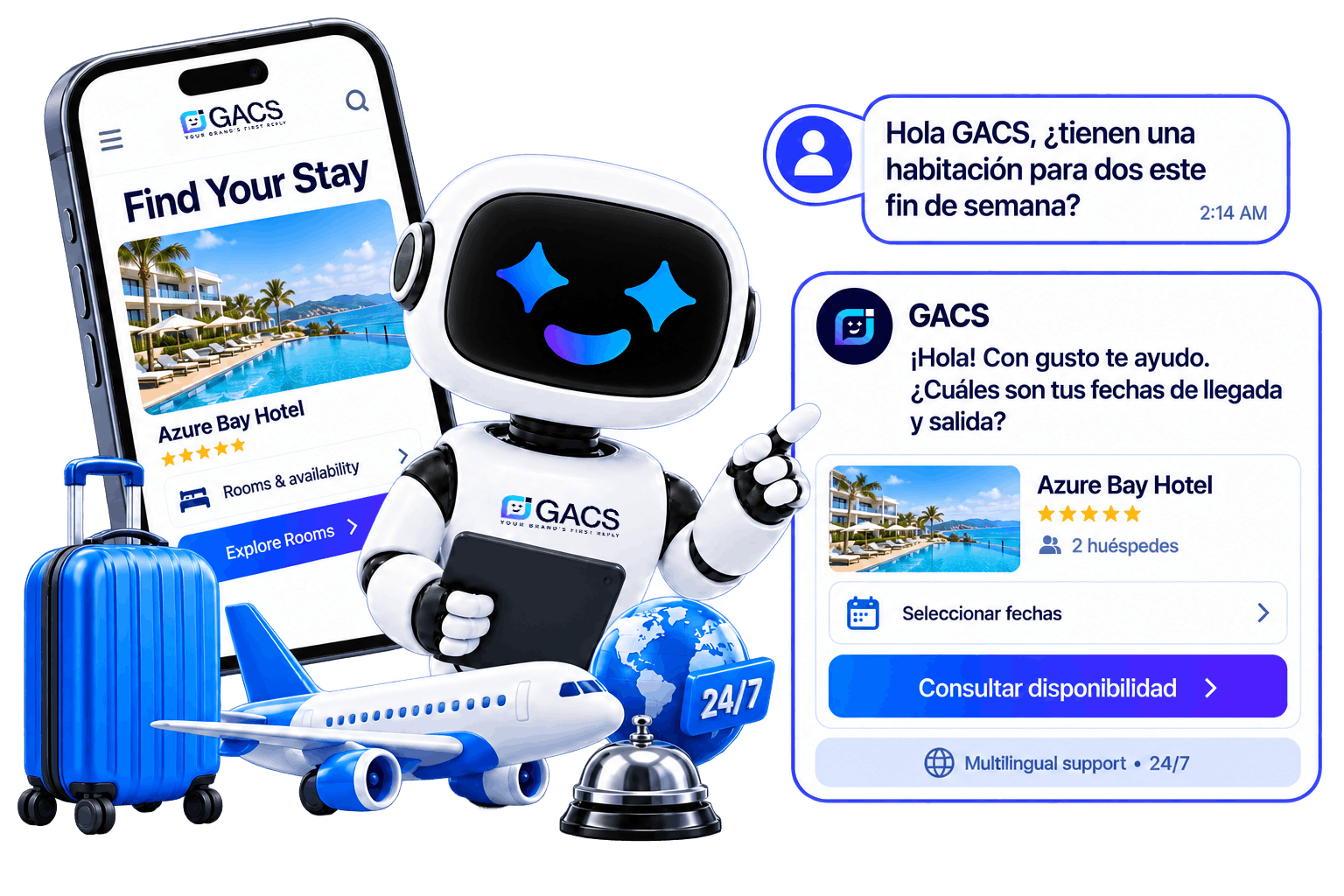 AI chatbot for travel and hospitality